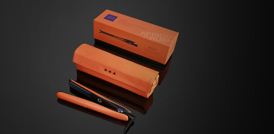 NEW GHD GOLD HAIR STRAIGHTENER IN APRICOT CRUSH