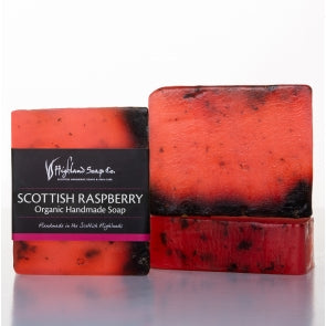 Scottish Highland Soap Company - Wild Scottish Raspberry Soap 140g