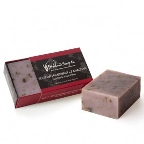 Scottish Highland Soap Company - Raspberry Cranachan Soap 190g